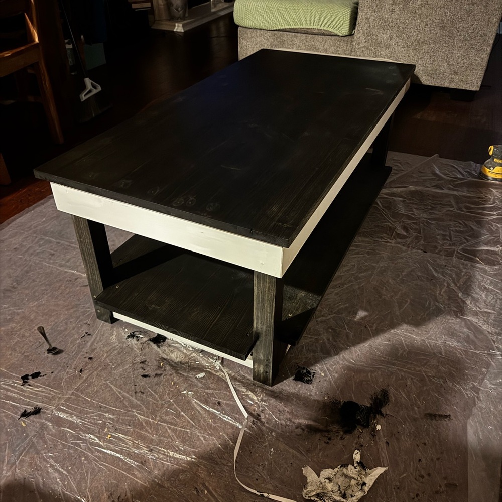 Black and White Coffee Table